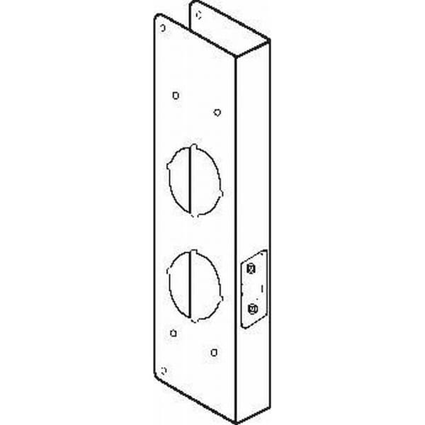 Don-Jo Classic Wrap Around for Best 93KV and Mas-Hamilton Power Levers with 2-3/4" Backset and 1-3/4" Door CW16PB - main